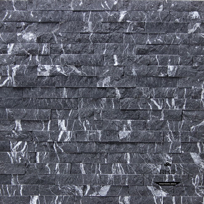 Фасадный камень Полоса - Мрамор Чёрный в Волгограде